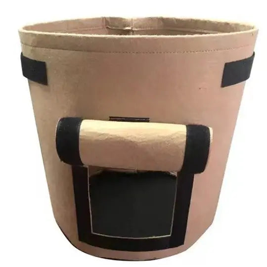Grow Bag Planter Breathable Felt Side Harvest Flap Reinforced Handles