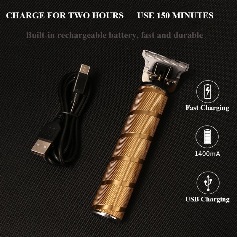 Hair Clipper Set Cordless USB Rechargeable Ceramic Blades