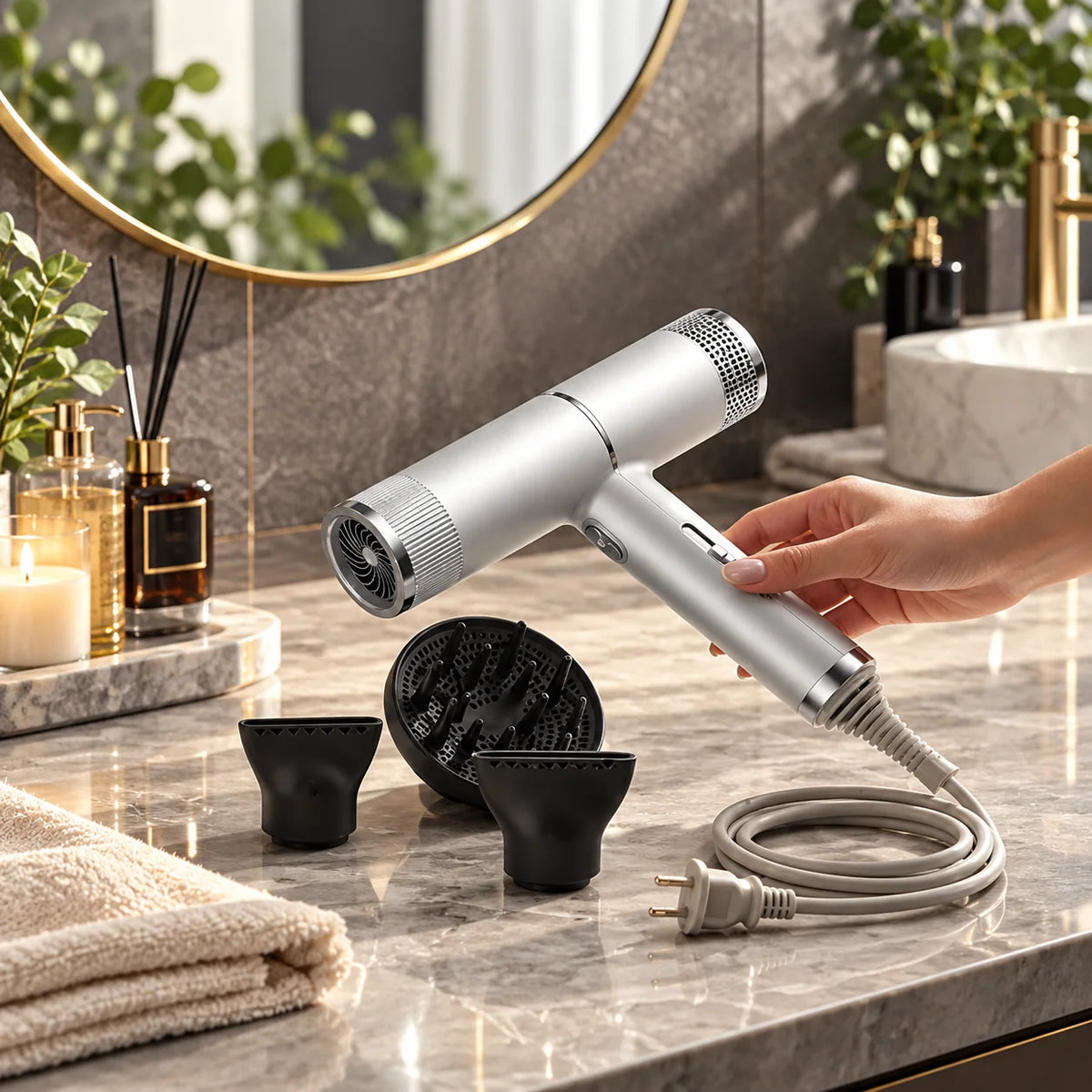 Hair Dryer Lightweight Travel Ionic & Brushless Motor