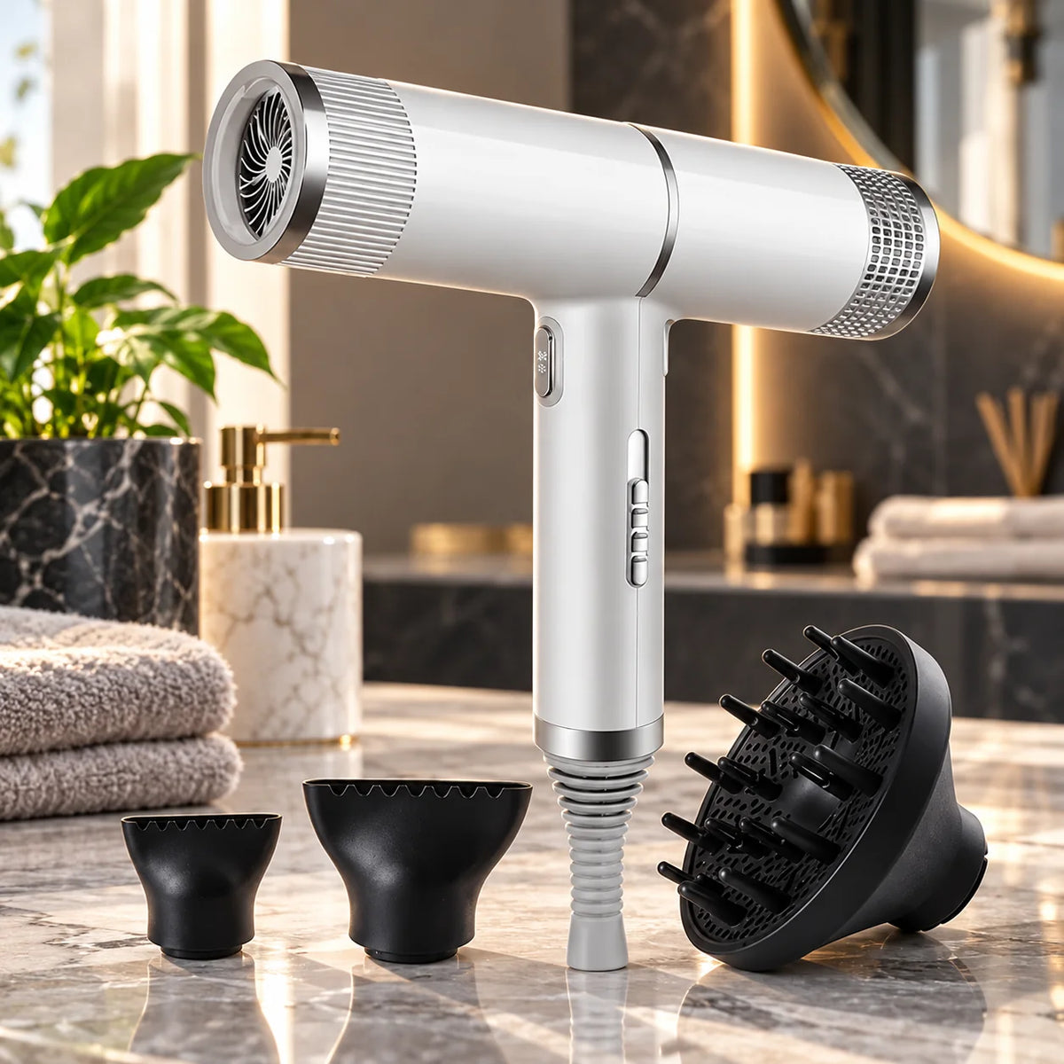 Hair Dryer Lightweight Travel Ionic & Brushless Motor