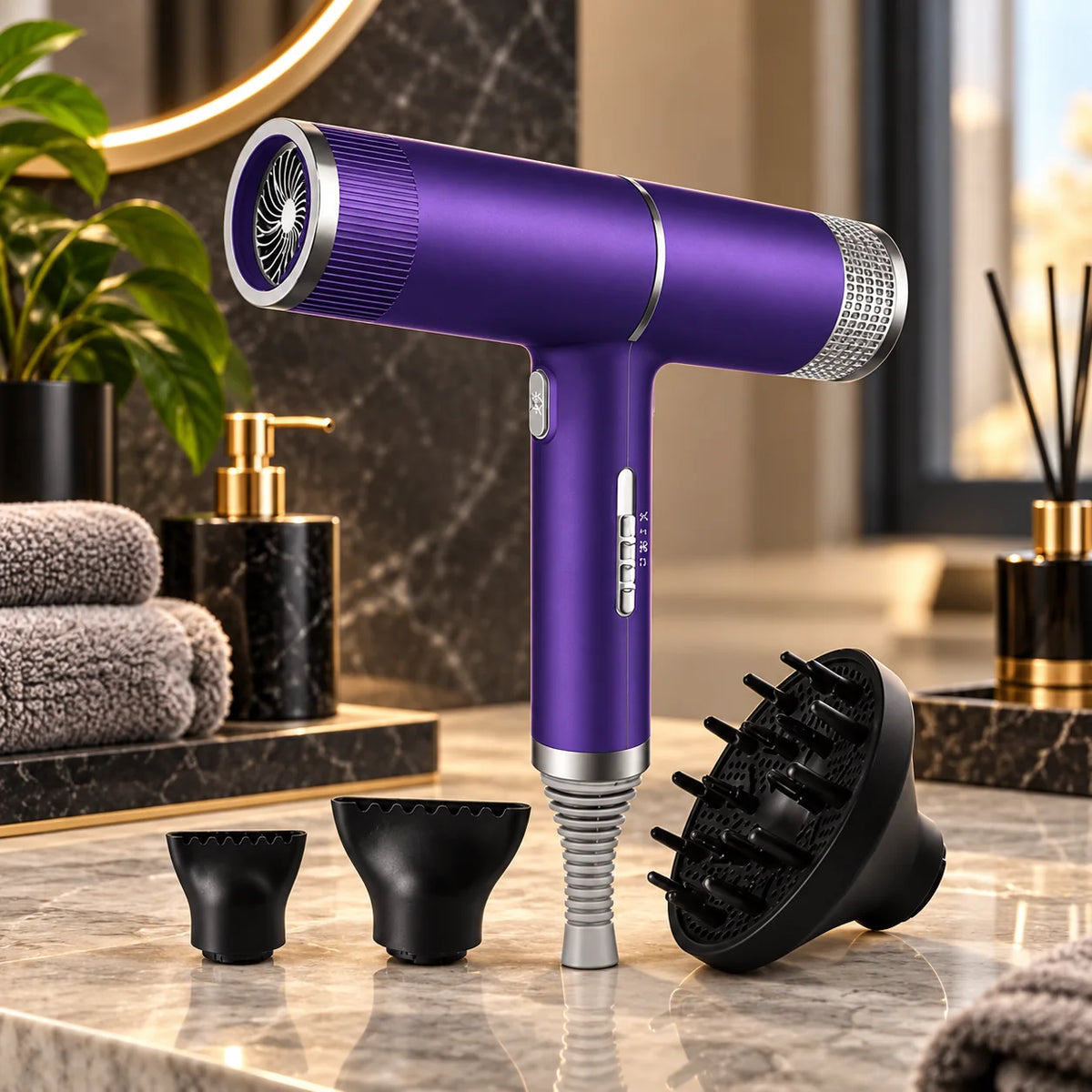 Hair Dryer Lightweight Travel Ionic & Brushless Motor