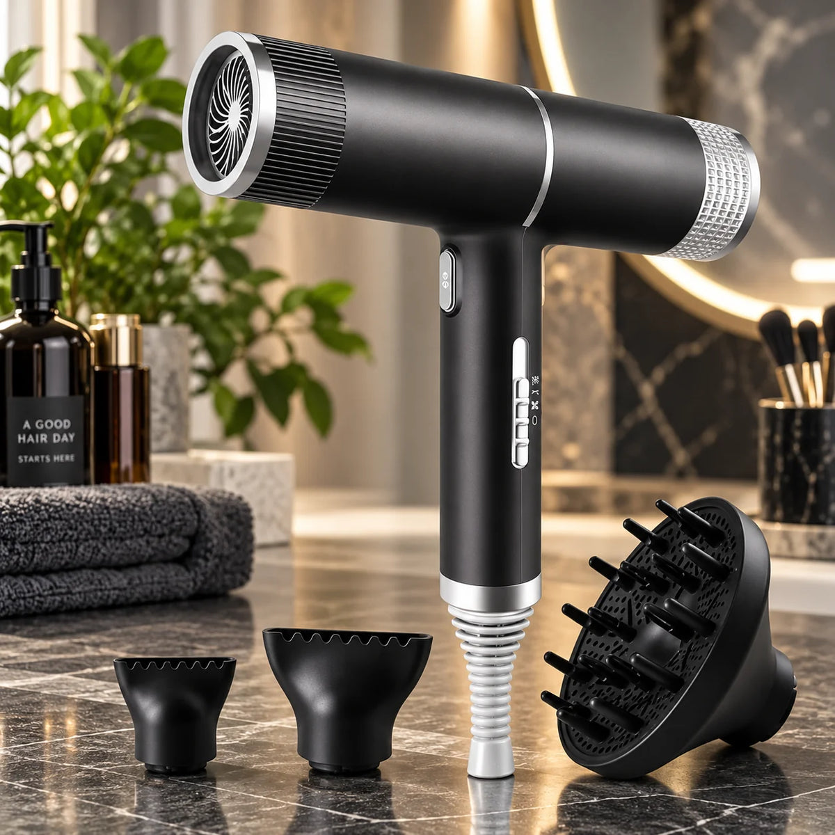 Hair Dryer Lightweight Travel Ionic & Brushless Motor