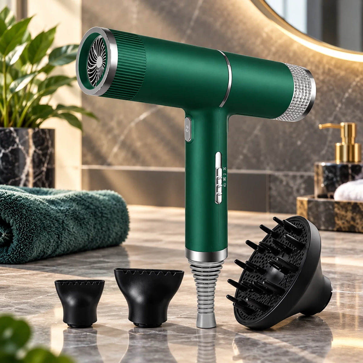 Hair Dryer Lightweight Travel Ionic & Brushless Motor