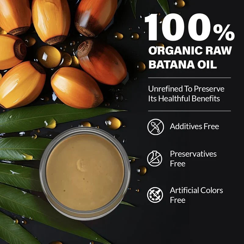 Hair Oil Organic Raw Batana Vitamin E & Botanicals