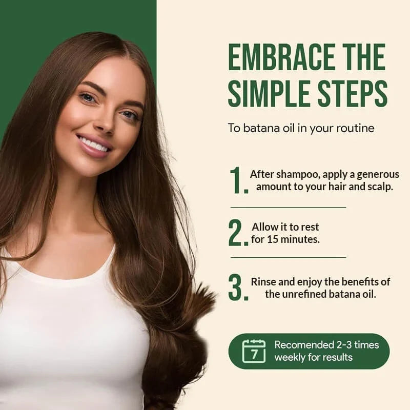 Hair Oil Organic Raw Batana Vitamin E & Botanicals