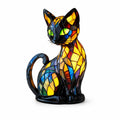 Handmade Sculptural Cat Table Lamp (Warm Ambient Light)