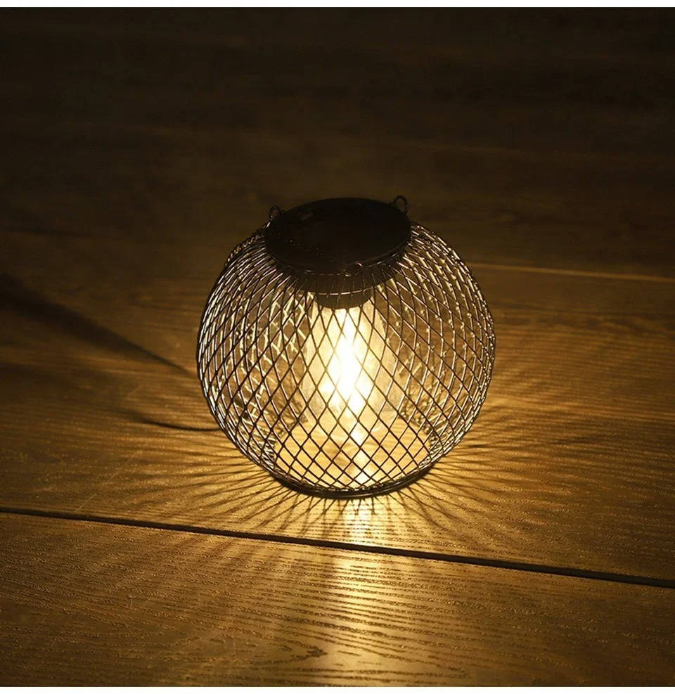 Hanging Lantern Solar Automatic Light Sensor 14-Hour Runtime