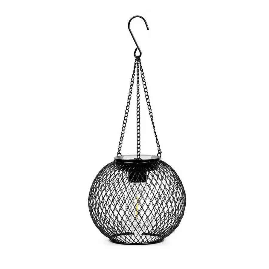Hanging Lantern Solar Automatic Light Sensor 14-Hour Runtime