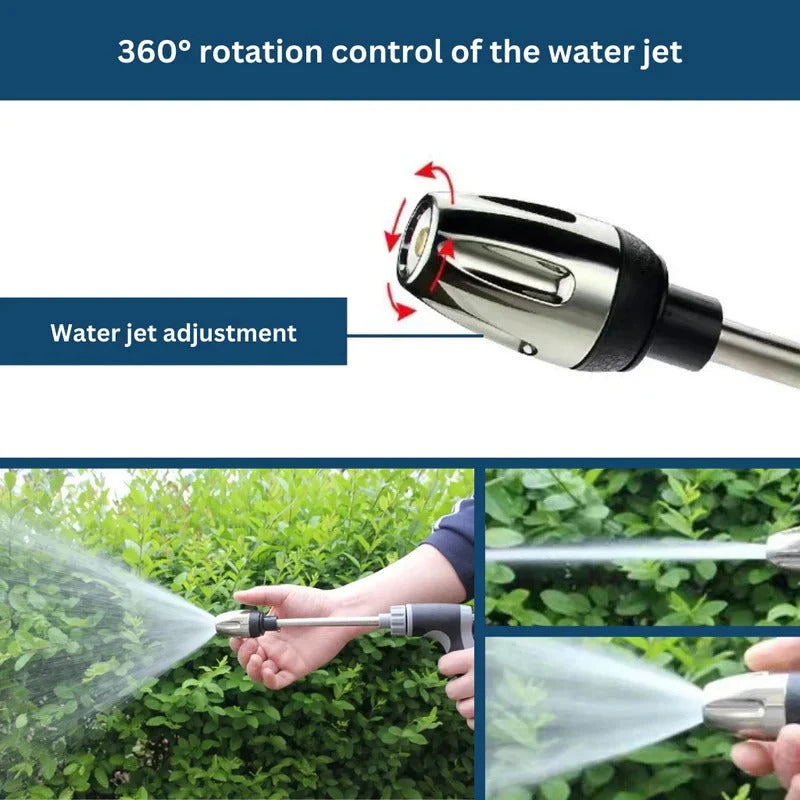 Hose Nozzle Dual Rotating 360 Degree Spray
