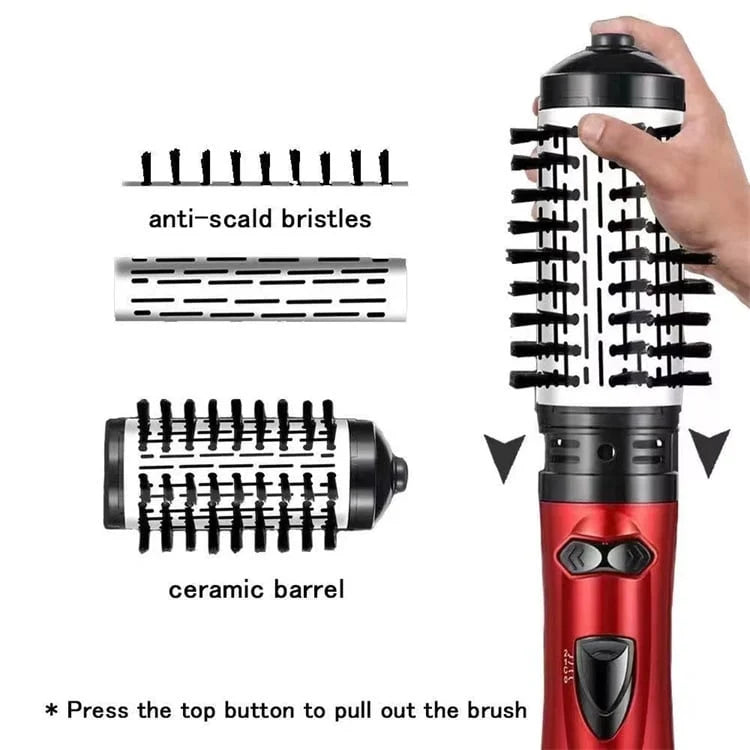 Hot Air Brush Dual Rotating Heads Ionic Technology