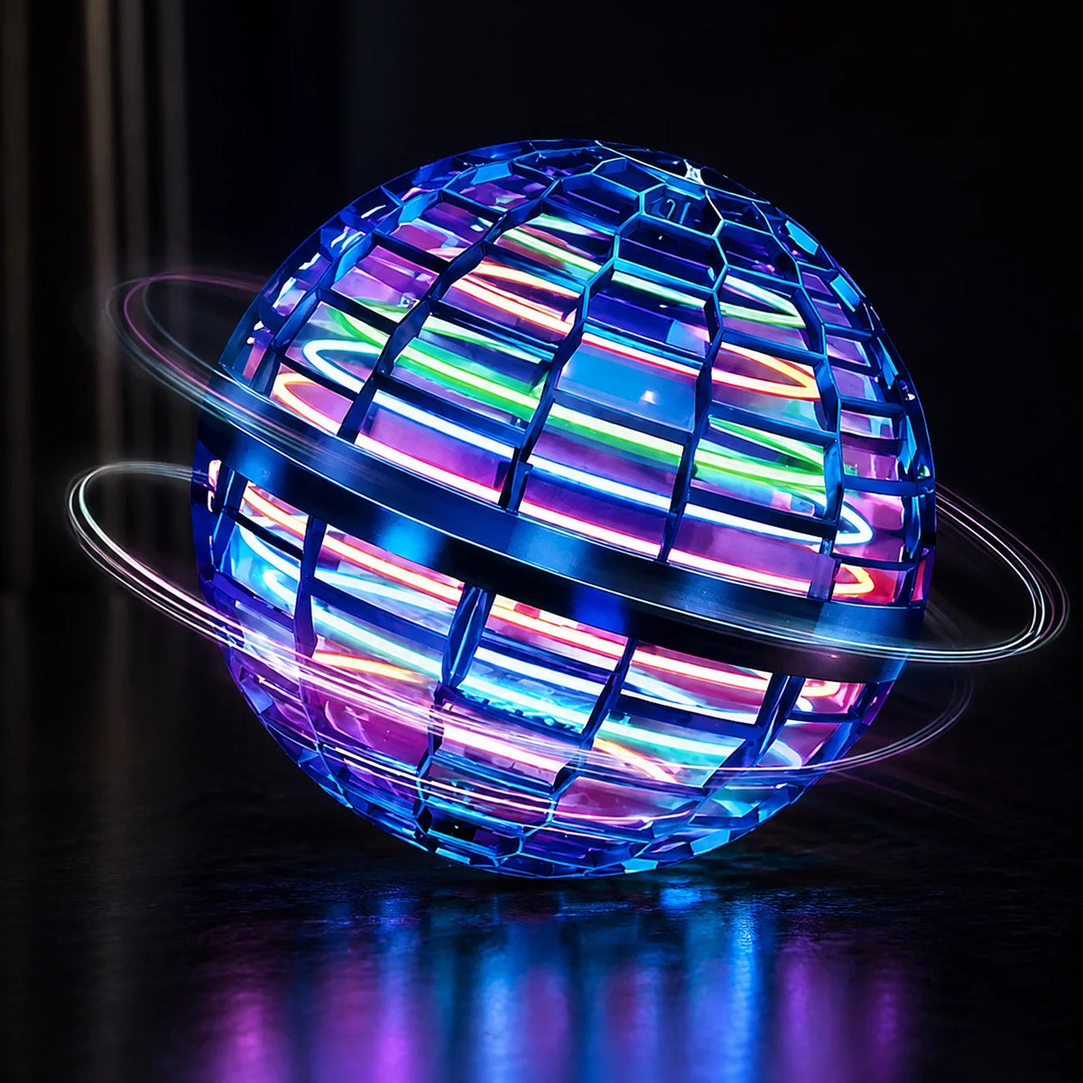 Hover Ball Toy Motorized LED Impact-Resistant
