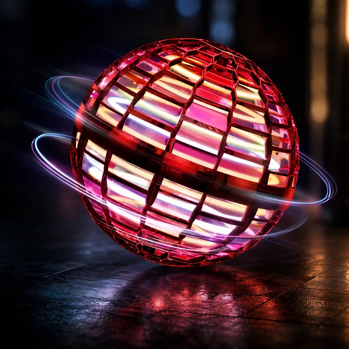 Hover Ball Toy Motorized LED Impact-Resistant