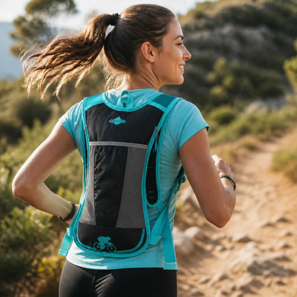 Hydration Compartment, Adjustable Padded Straps, Reflective Running Backpack
