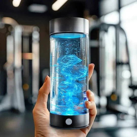 Hydrogen Water Bottle Built In Electrolysis USB Rechargeable 10.1 Oz