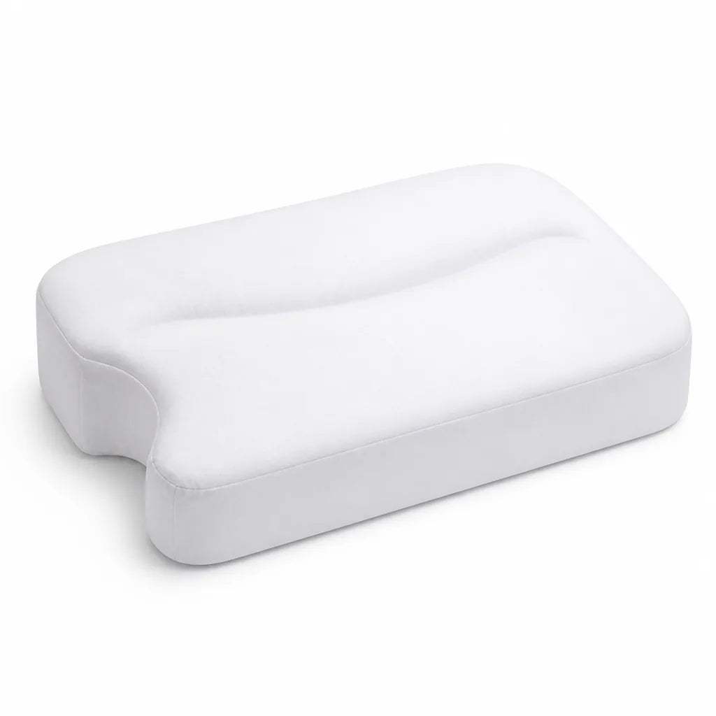 Hypoallergenic Cotton Side Sleeper Pillow with Ear Recess