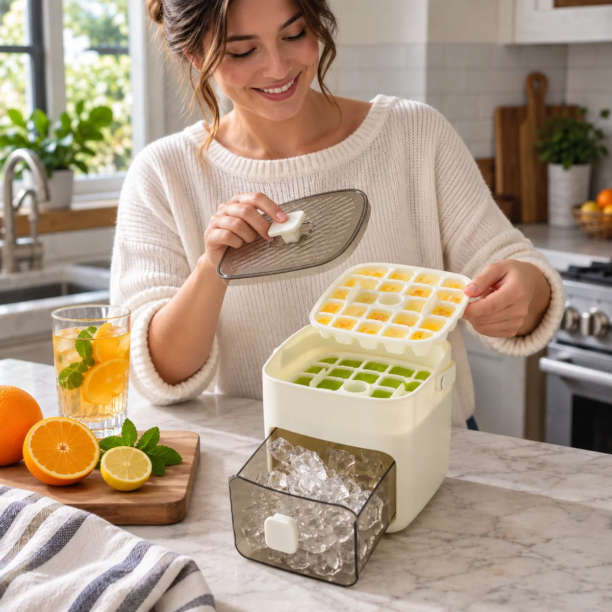 Ice Box Press-Release 48-Cube With Tongs