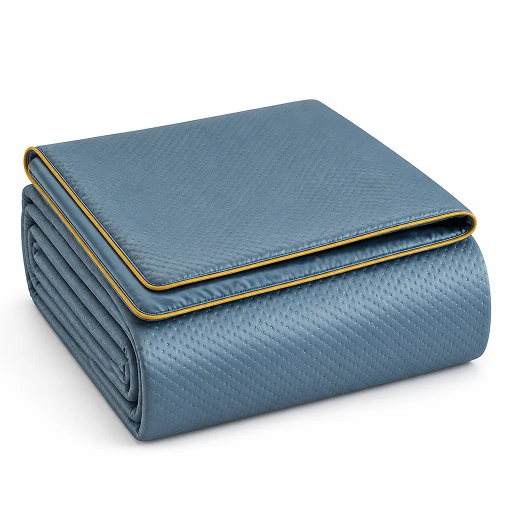 Ice-Silk Cooling Blanket (Breathable, Moisture-Regulating, Machine Washable)