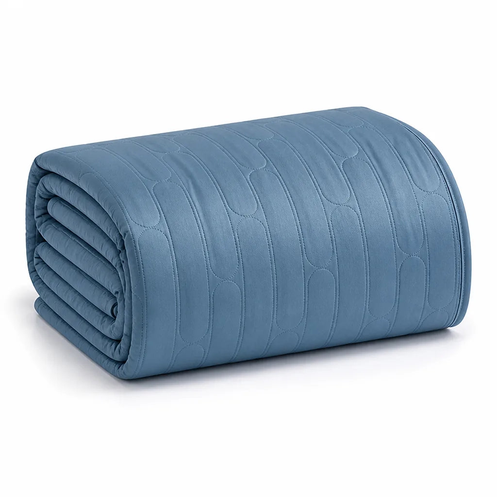 Ice-Silk Cooling Blanket (Breathable, Moisture-Regulating, Machine Washable)