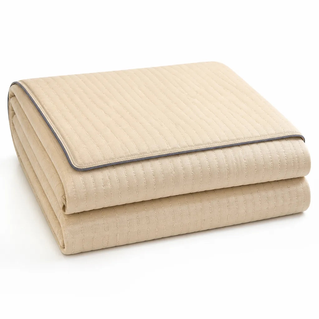 Ice-Silk Cooling Blanket (Breathable, Moisture-Regulating, Machine Washable)