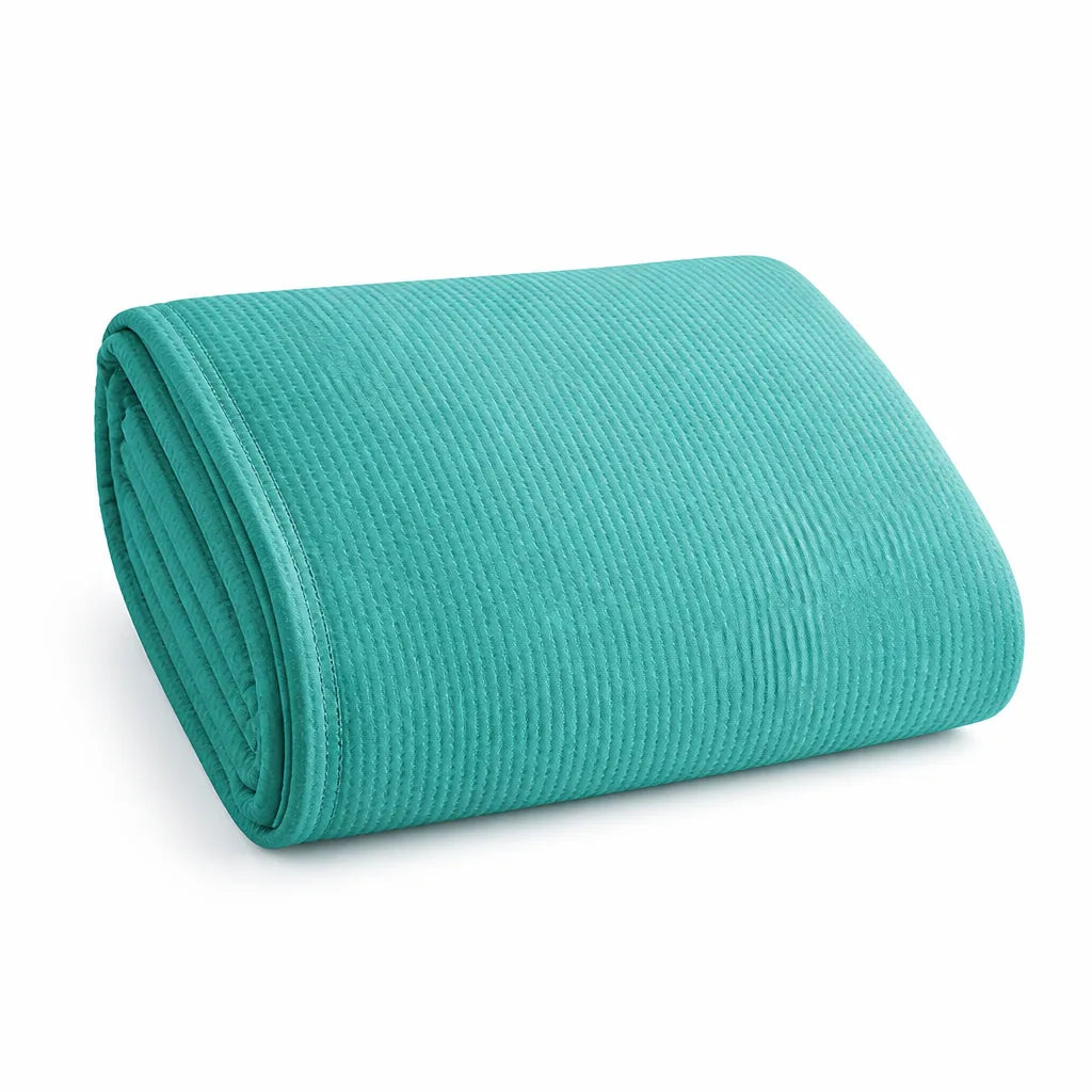 Ice-Silk Cooling Blanket (Breathable, Moisture-Regulating, Machine Washable)