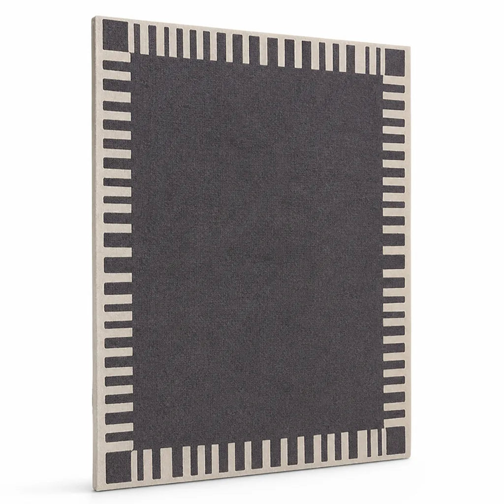 Indoor Area Rug Floral Low-Pile Non-Slip Backing