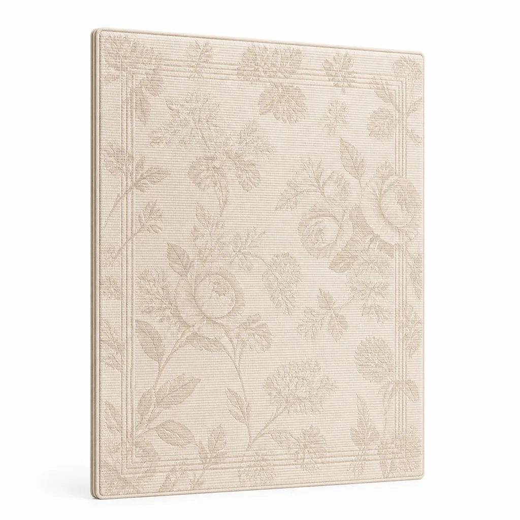 Indoor Area Rug Floral Low-Pile Non-Slip Backing