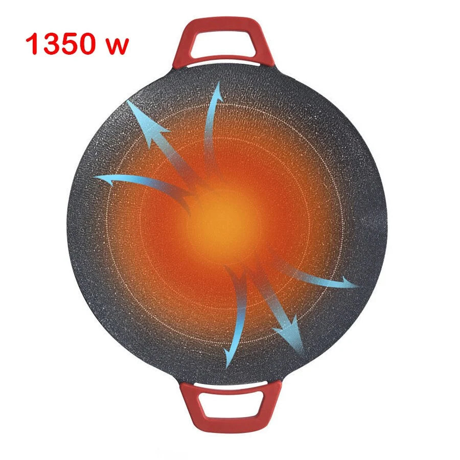 Indoor Electric Grill Smokeless Removable Non-Stick Plate