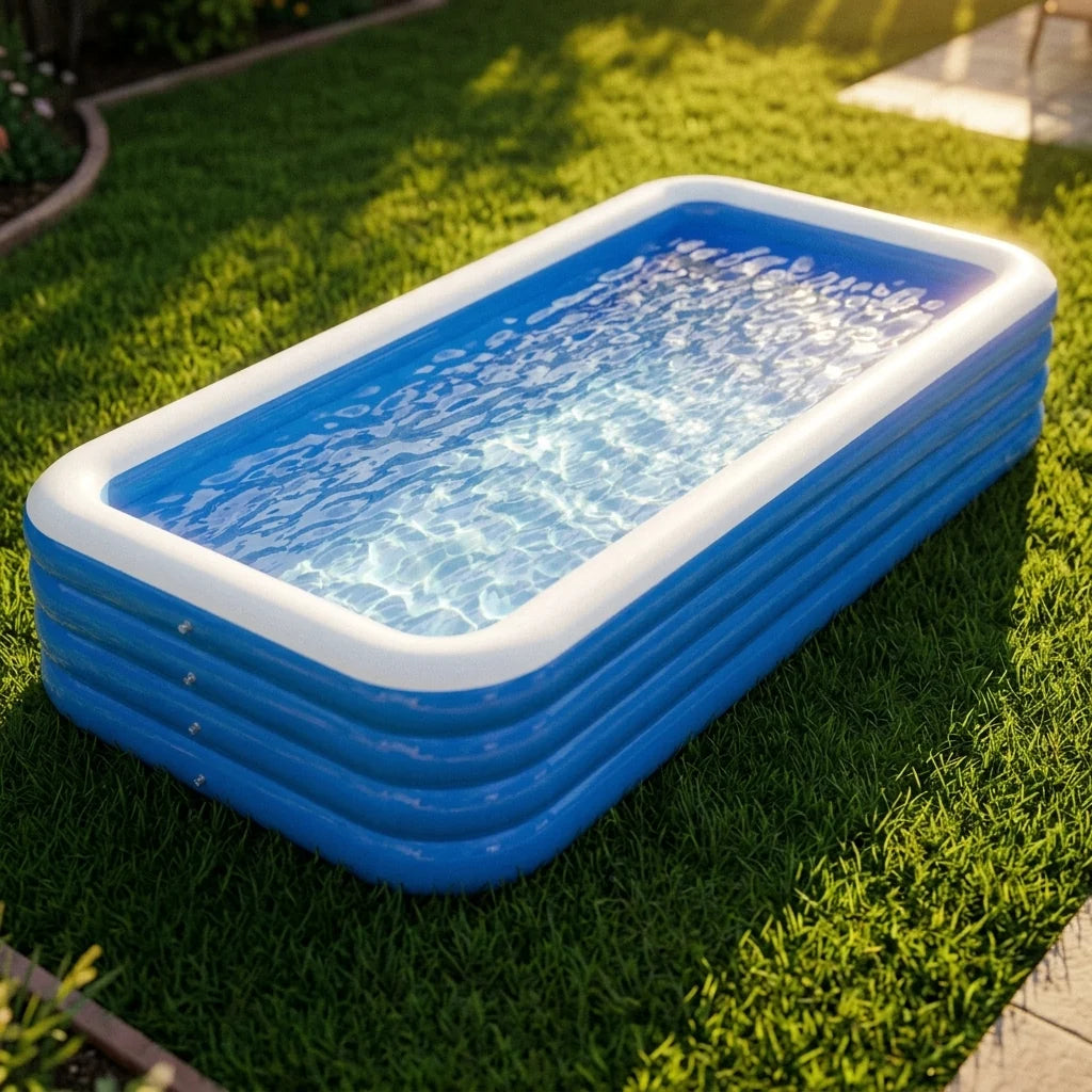 Inflatable Pool Rectangular Multi-Layer Air Chambers