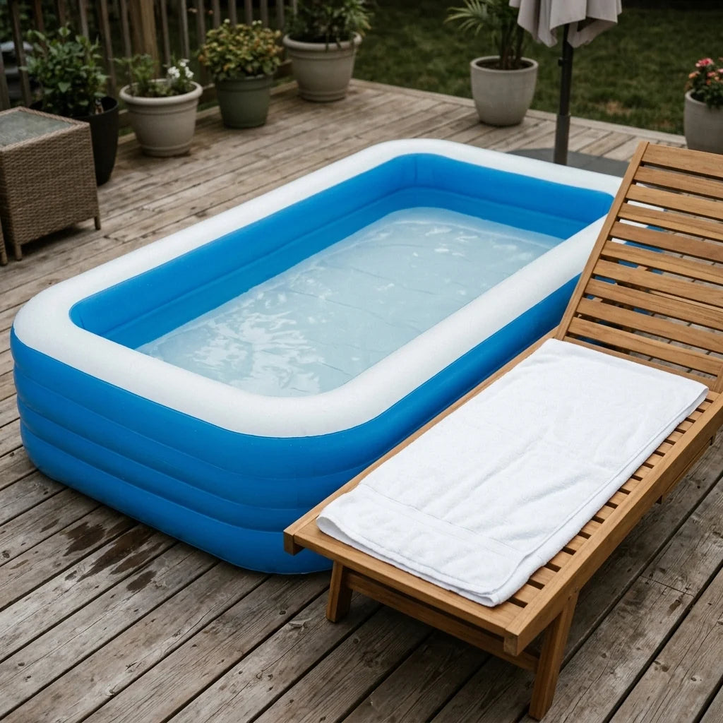 Inflatable Pool Rectangular Multi-Layer Air Chambers