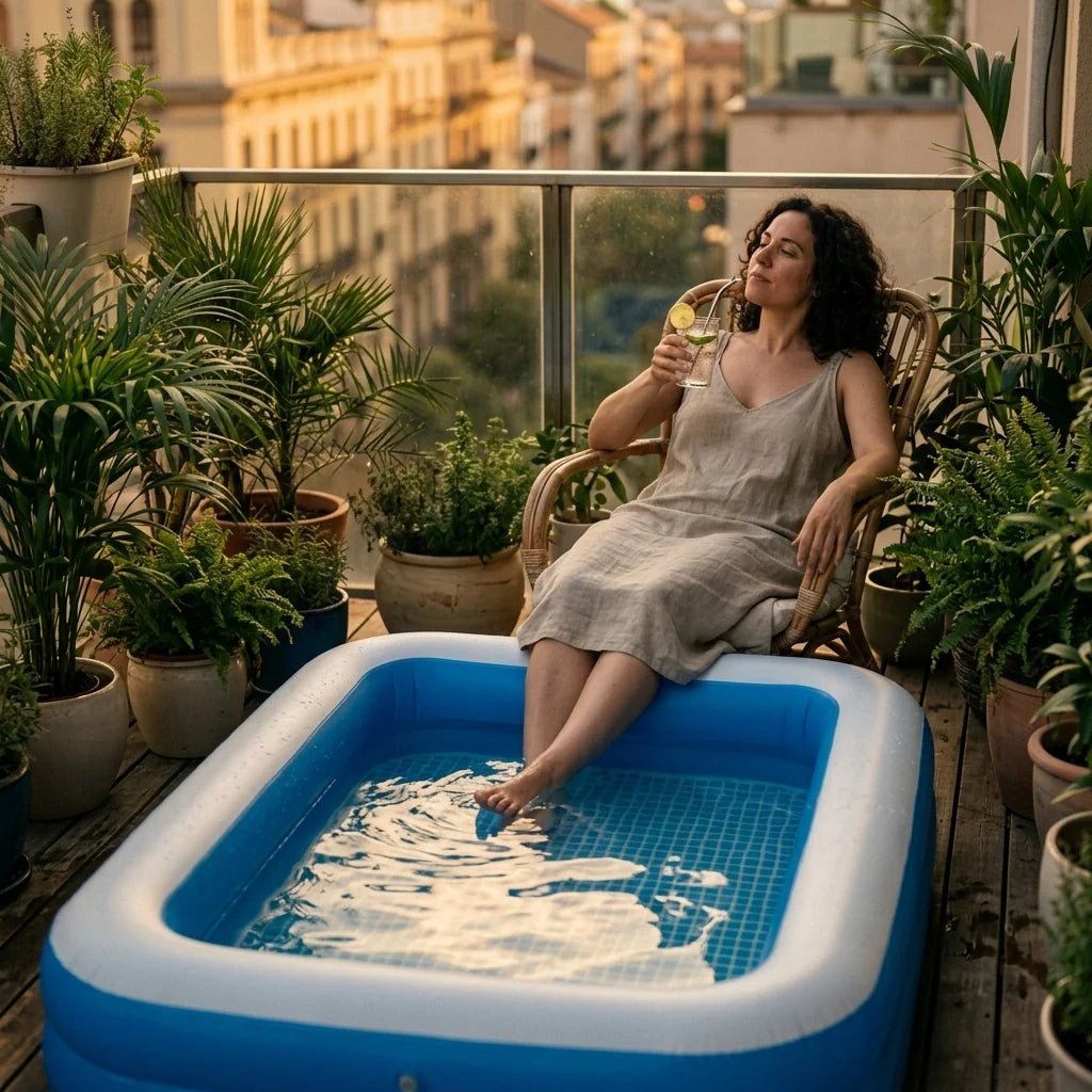 Inflatable Pool Rectangular Multi-Layer Air Chambers