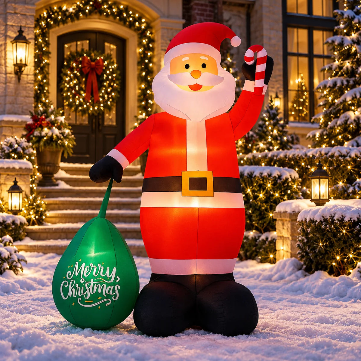 Inflatable Santa 14 Ft LED Waterproof