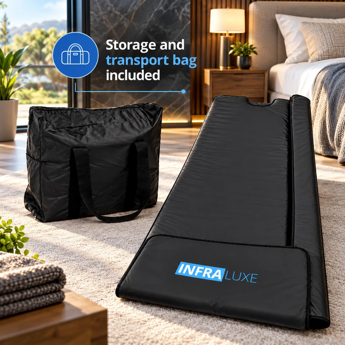 Infrared Sauna Blanket Full-Length Adjustable Heat & Timer
