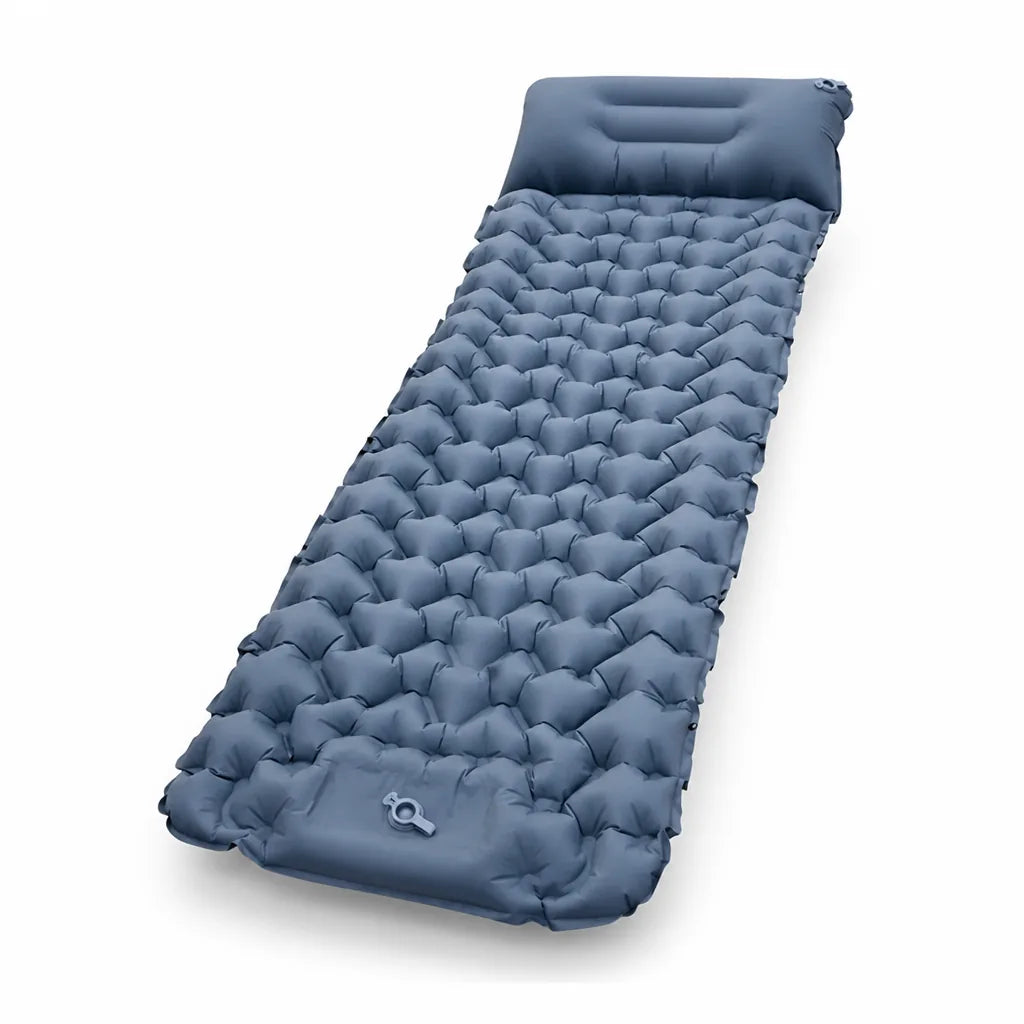 Integrated Foot Pump With Built-In Pillow Inflatable Camping Mattress