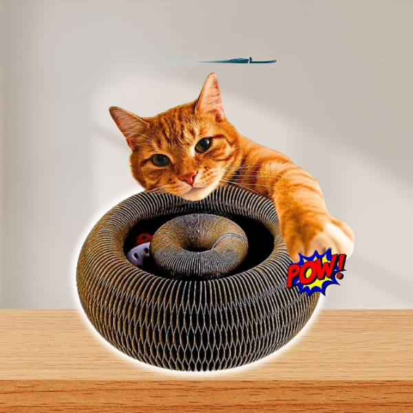 Interactive Cat Toy Random Motion Scratch-Resistant & Non-Toxic
