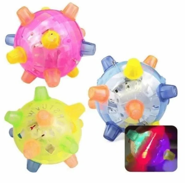 Interactive Dog Ball Motion-Activated LED & Rechargeable