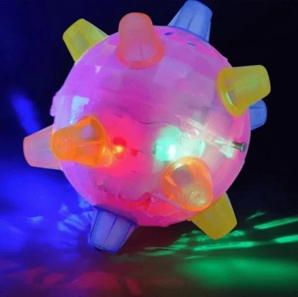 Interactive Dog Ball Motion-Activated LED & Rechargeable