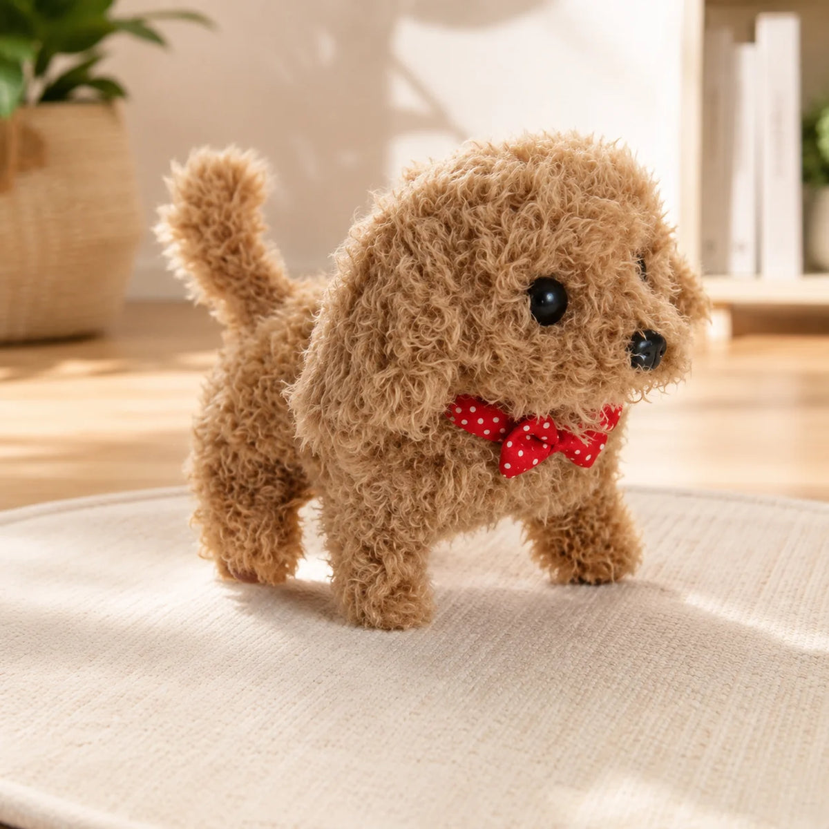 Interactive Robot Puppy Walking & Barking Plush