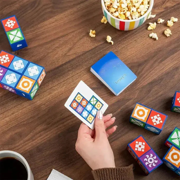 Kids Logic Game Pattern Matching Durable Blocks & Cards