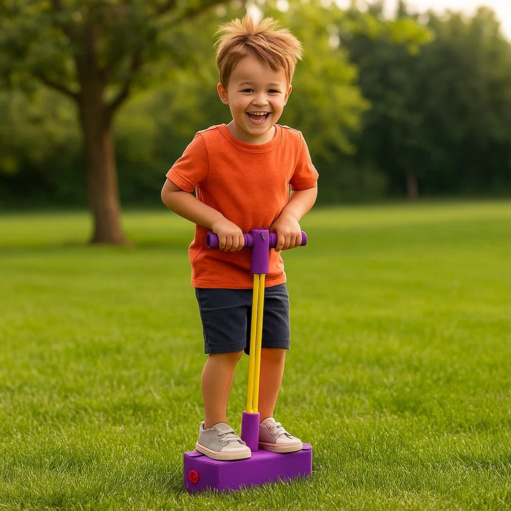 Kids Pogo Jumper Foam Base Non-Slip Footpad