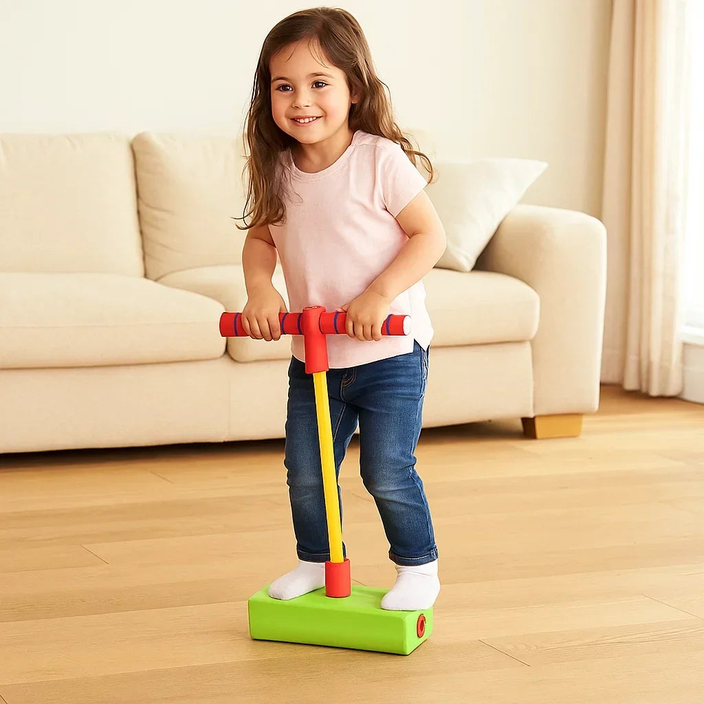 Kids Pogo Jumper Foam Base Non-Slip Footpad