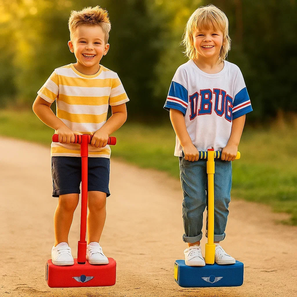 Kids Pogo Jumper Foam Base Non-Slip Footpad