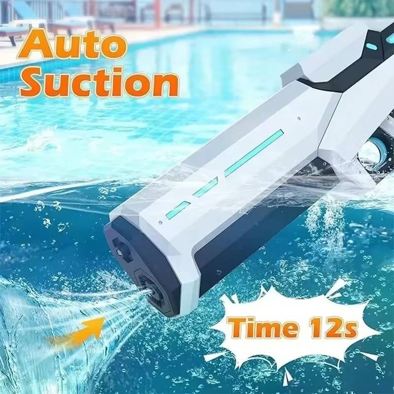 Kids Water Gun Motorized Rechargeable Auto Suction