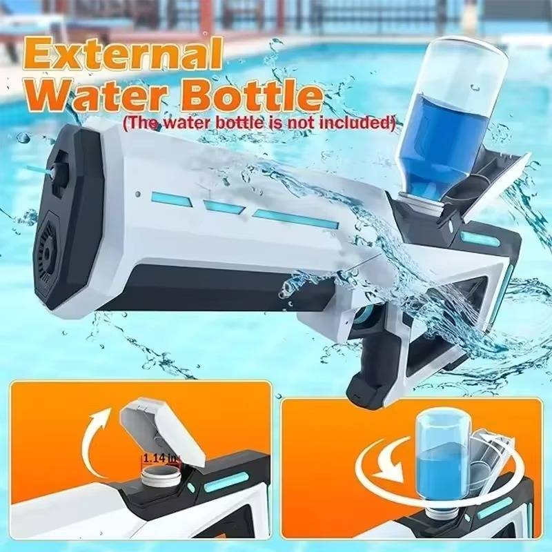 Kids Water Gun Motorized Rechargeable Auto Suction