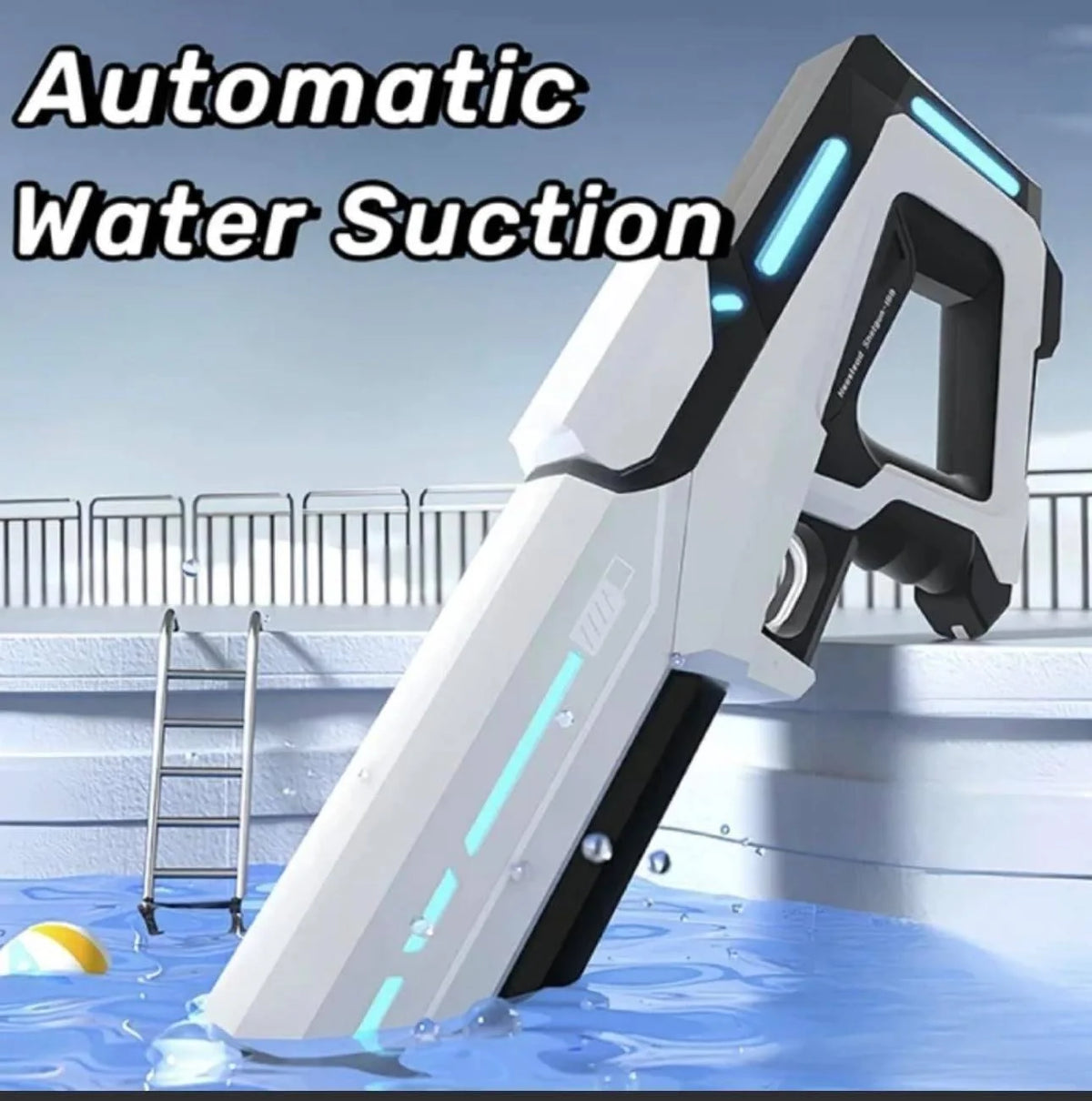 Kids Water Gun Motorized Rechargeable Auto Suction