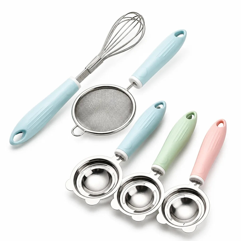 Kitchen Strainer Set Stainless Steel 30 Mesh & Egg Separator