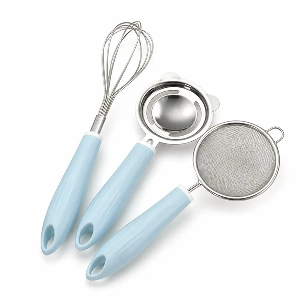 Kitchen Strainer Set Stainless Steel 30 Mesh & Egg Separator