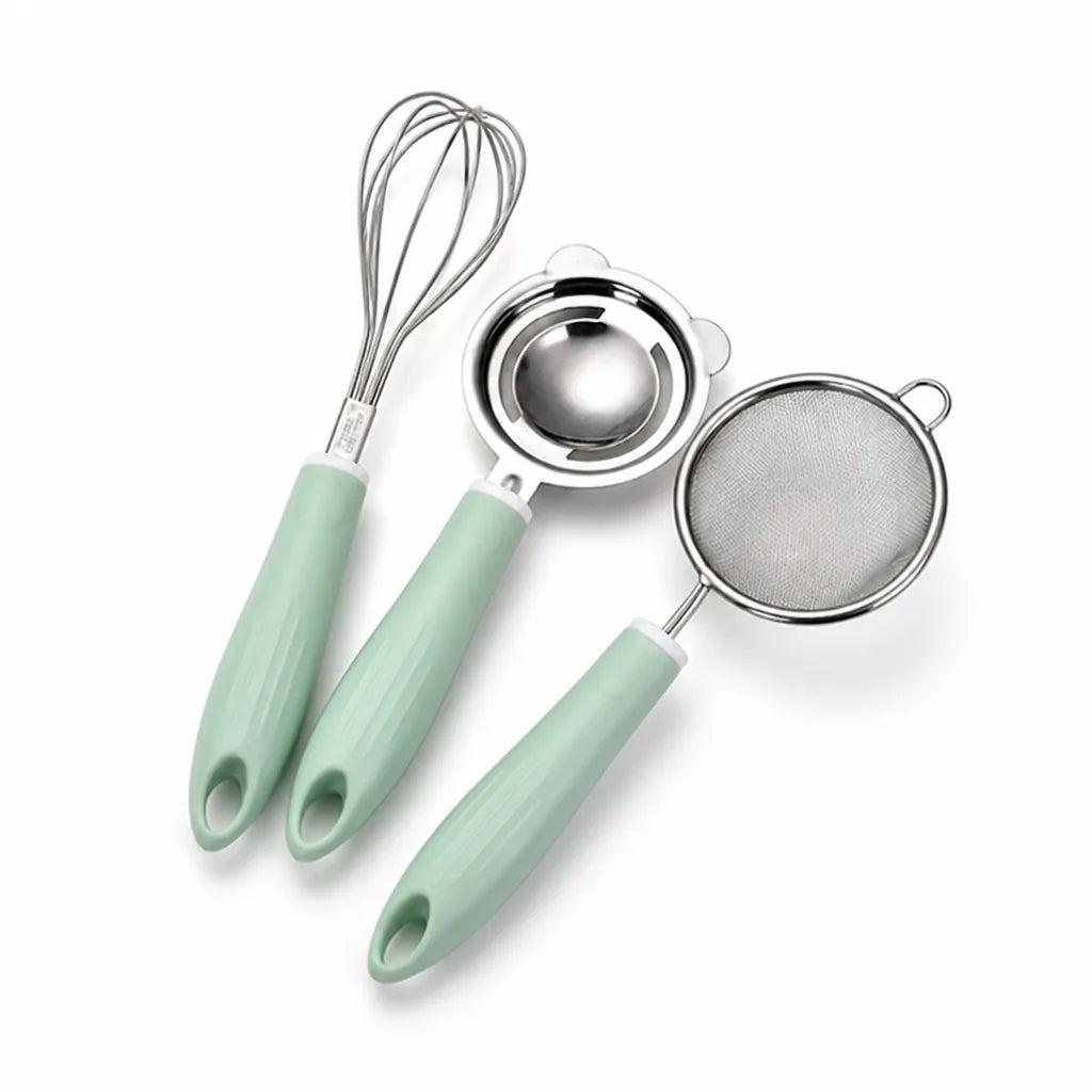 Kitchen Strainer Set Stainless Steel 30 Mesh & Egg Separator