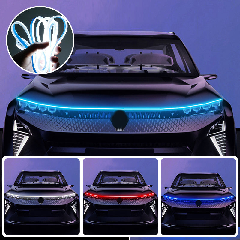 LED Headlight Strips Flexible Silicone Waterproof 12V