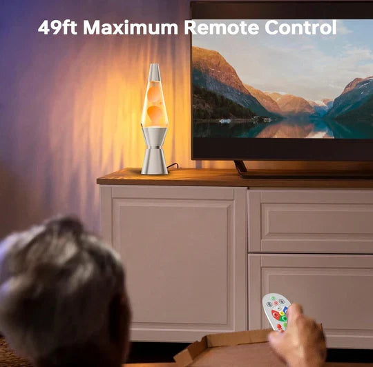 Lava Lamp 14.5 Inch Color-Changing LED Remote Control