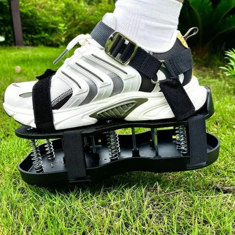 Lawn Aerator Shoes Metal Spikes & Adjustable Straps